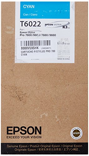 Epson T6022 Cartouche d'encre d'origine Cyan