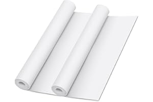 MEARCOOH 2-Pack 1mm EVA Foam, White EVA Foam Cosplay, Premium EVA Foam Sheets, 13.5" x 49" High Density 86kg/m3 EVA Foam Roll for Cosplay Costume, Crafts, DIY Projects