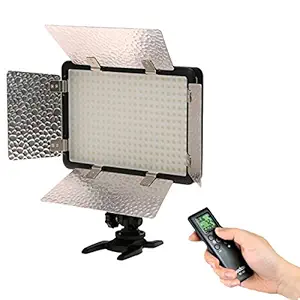 Godox LED308C II 3300K-5600K LED Video Light w/ Reflectors and Remote Control for Camera
