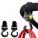 ASIV Baby Stroller Hook and Hanger, Buggy Clips for Pram Pushchair, 2 Pack, Black