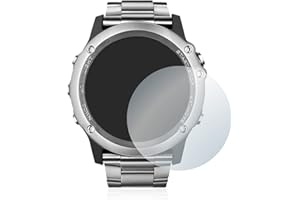 brotect Glass Screen Protector Film compatible with Garmin Fenix 3 Saphir - Glass-Foil 9H Protection [Scratch Resistant, High Clarity]