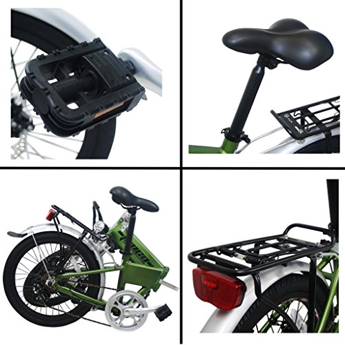 E-Bike Elektro Fahrrad Faltrad 20″ 51cm ALUMINIUM Ebike 6 Gang Shimano - 4