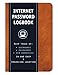 Internet Password Logbook (Cognac Leatherette) by 