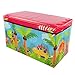 Kids Childrens Large Storage Toy Box Boys Girls Books Chest Clothes Seat Stool Shopmonk (Dinosaur)