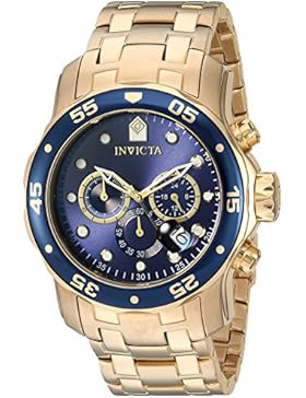Invicta Herren-Armbanduhr Quarz Chronograph 0073
