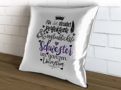 Stylotex Dekokissen Für die absolut perfekteste Schwester - 3