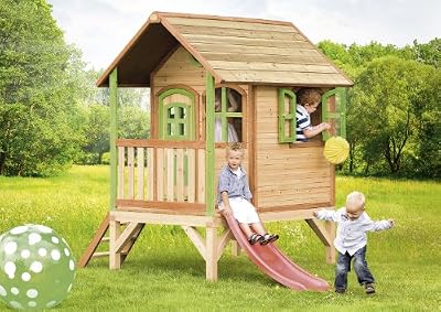 Axi House Cabane enfant TOM en cèdre vernis naturel