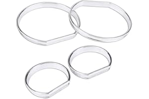 BEDIFFER 4 pièces Avant de Voiture Tableau de Bord Compteur de Vitesse jauge décoration Cadre Cadran Anneaux Garniture pour E46, Support à Colis