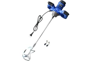 EFAN Miscelatore Elettrico 2600 W - Regolabile a 6 Velocità per Calcestruzzo, Mortaio, Vernice, Stucco di Cemento - Portatile Con Agitatore M14
