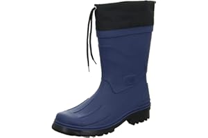 Bockstiegel Gummistiefel in Übergrößen Blau Nils - Dk-Blau/Schwarz große Herrenschuhe