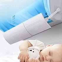 Deflettore Per Condizionatore Universale - Regolabile 180&deg; - Bianco - Per Casa E Ufficio