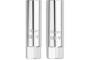 ZeroNine Spark Plug Socket Set,Universal Joint Magnetic Spark Plug Socket Wrench Set for Car Repair,14mm&16mm Car Repair Spark Plug Removal Tool for Most Car Accessories