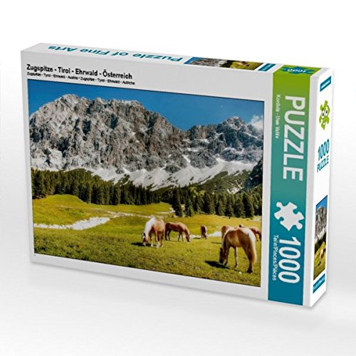 Preisvergleich Produktbild Zugspitze - Tirol - Ehrwald - Österreich 1000 Teile Puzzle quer