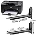Produktbild Spares2go Universal-Halterung/-Klammern, verstellbar, für Schreibtisch/Drucker/PC/Notebook/Scanner, schwarz