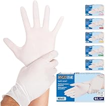 100 Stück, Nitrilhandschuhe, FRANZ MENSCH, L, weiß, Nitril, puderfrei | Safe Light, 24 cm, latexfrei, Einweghandschuhe, Einmalhandschuhe, disposable gloves, Hygiene, Pflege, Reinigung 100 Stück, Nitrilhandschuhe, FRANZ MENSCH, L, weiß, Nitril, puderfrei | Safe Light, 24 cm, latexfrei, Einweghandschuhe, Einmalhandschuhe, disposable gloves, Hygiene, Pflege, Reinigung