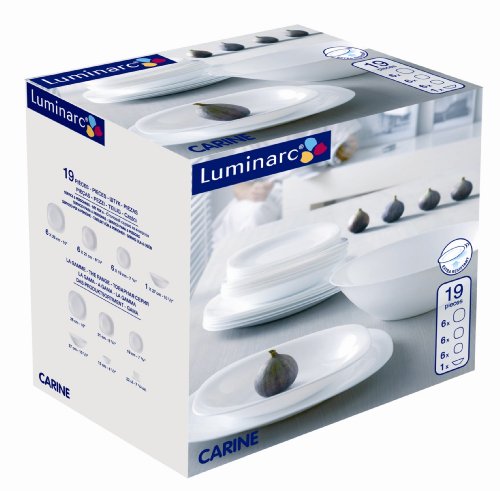 Dajar 05001 Tafelservice 19-teilig Carine Eckig Luminarc - 3
