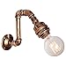 Produktbild Lithx Vintage Steampunk einzigen Kopf Wasserleitung Wandleuchte Licht Schmiedeeisen Wandleuchte Lampe Laterne