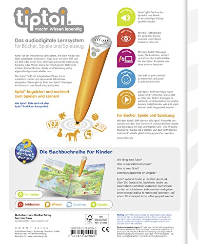 tiptoi® Die Welt der Musik: mit über 600 Geräuschen und Texten