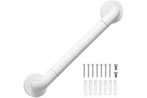 JYNVO Acciaio Inox Bagno Grab Bar 40cm Maniglione Doccia, Maniglione Bagno Per Disabili Anziani E Bambini, Bianco