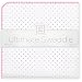 SwaddleDesigns Ultimate Swaddle Blanket, Premium Cotton Flannel, Classic Polka Dots, Pink