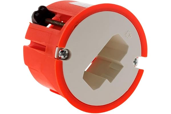 Zenitech - Boîte DCL Applique Murs Creux placo Ø54mm - Rouge