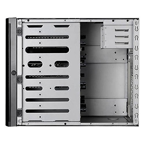 SilverStone SST-DS380 – Case Storage Mini-ITX Computer-Gehäuse mit Fronttür, 8x 3.5″ HDD Hot-Swap Einschübe, schwarz - 4