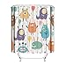 Produktbild AMDXD Polyester Duschvorhang Karikatur Alien Design Bad Vorhang für Badezimmer Badewanne Bunt 150x180CM