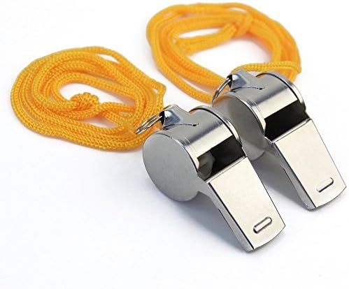 Wayme Outdoor Sports Training Race Coaches Referee Metal Blowing Whistles