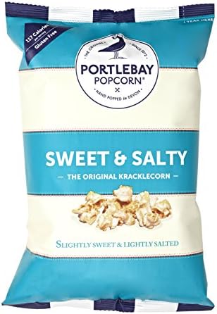 Portlebay Popcorn's Sweet &amp; Salty, 8 x 25g