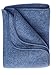 Produktbild Engel Baby Decke aus 100% Wollfleece kbT, Größe 80x100 (80x100, Blau melange)