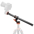 K&F Concept Bras Horizontal 41cm pour Trépied | Rotation 360°, inclinaison 180°, tube anti-torsion, photo macro/plongée, charge 5kg - MS104