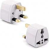 PrimeX PX-420 T&uuml;rk Prizini İngiliz Prize &Ccedil;evirici Adapt&ouml;r, 250V Type-G UK Priz D&ouml;n&uuml;şt&uuml;r&uuml;c&uuml;, Hac Umre ve Seyahat İ&ccedil;in İngiliz 