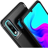 Spia Huawei P30 Lite Kılıf Siyah Karbon Silikon Orijinal Esnek İnce Geliştirilmiş Dayanıklı Darbe Karşıtı Koruyucu Yeni Nesil