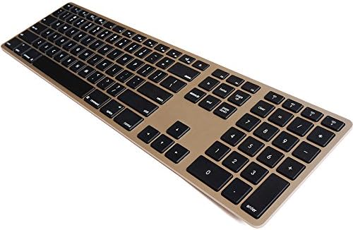 USA Matias Bluetooth Aluminum Keyboard Gold