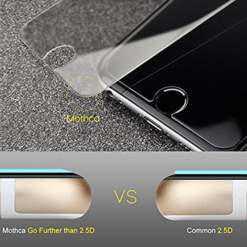 iPhone 7 Plus 8 Plus Mate Vidrio Protector de Pantalla Screen Protector  Mothca Antirreflejos   Anti-huella digital No Dazzling Dureza 9H HD Clear Vidrio Templado Proteger Pel  cula para iPhone 7 Plus iPhone 8 Plus  Suave como la seda y Incre  ble sensaci  n de tacto