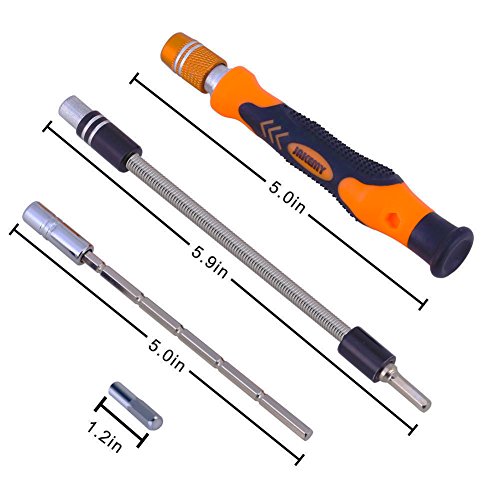 GHB 58 in 1 Schraubendreher Set Werkzeugset Schraubenzieher mit 54 Bits und Werkzeugkoffer für Handy Tablet PC Macbook Uhr usw - 8