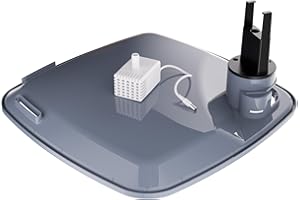 Kittyspout Fontaine à eau pour chien - Couvercle sans fil + pompe à eau