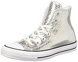 Converse Converse Damen Ctas Hi Sneakers, Silber (Silver/Black/White), 36 EU