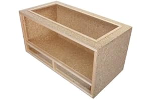 REPITERRA - terrario in legno 100 x 50 x 50 cm per tartaruga ventilazione superiore