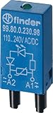 diodo 220v  Finder serie 99 - Módulo led+diodo 110-220vdc verde