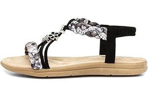 Lilley Simone Womens Black Ribbon Twist Sandal