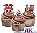 Produktbild Kids locomotive Train de 12 décorations comestibles en gaufrette pour cupcakes