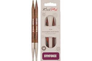 KnitPro KP20408 Aiguilles Circulaires Interchangeables Fixes Bois Multicolore 22 x 0,7 x 6,5 cm