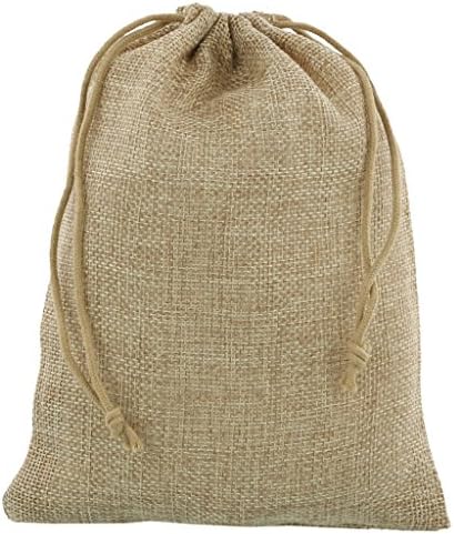 10 pcs Jute - Hessian - Burlap - Look Mini Bag 15x20cm cm Without The Musty Odor …