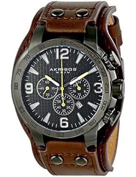 Akribos XXIV Herren-Armbanduhr Conqueror Analog Quarz AK727BKBR