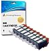 Produktbild 8 XL Tintenpatronen kompatibel zu PGI-570PGBK XL für Canon Pixma MG5750 MG5751 MG5752 MG5753 MG6850 MG6851 MG6852 MG6853 MG7750 MG7751 MG7752 MG7753 TS5050 TS5051 TS5053 TS5055 TS6050 TS6051 TS6052 TS8050 TS8051 TS8052 TS8053 TS9050 TS9055 - Schwarz, hohe Kapazität