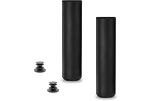 BOBOPACK 2 Pcs Poignée VTT, Mousse Antidérapante pour Guidon de Vélo, Poignées pour Vélo, Convient pour Les Poignées de Vélo de Montagne et de Route (Noir)