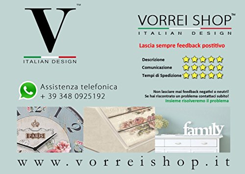 confronta il prezzo Lupia Quadro Moderno 5 pezzi in legno VOGUE 48X85 cm NOTTE STELLATA miglior prezzo