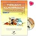Produktbild Tierisch klavierisch Band 1 - 46 leichte Klavierstücke (nicht nur) für Kinder - Autor Karin Groß - Notenbuch mit CD und bunter herzförmiger Notenklammer