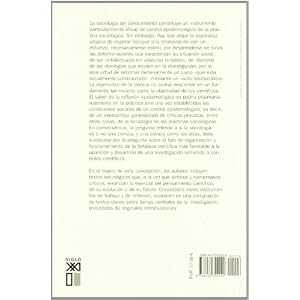 El oficio de sociólogo : presupuestos epistemológicos (Sociología y política)